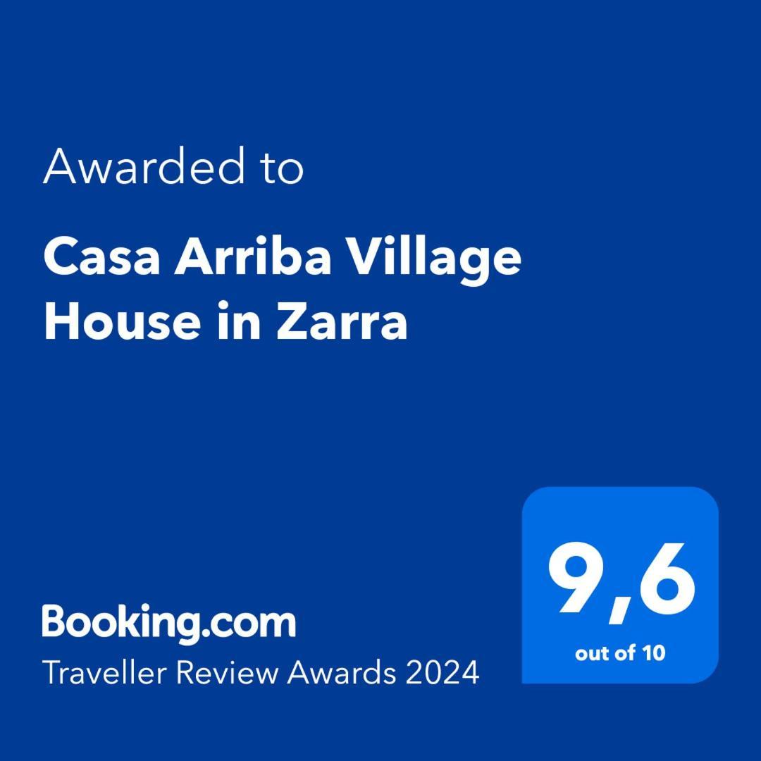 Casa Arriba Village House In Zarra Esterno foto